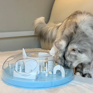 펫모멘트 고양이 먹이퍼즐 IQ장난감 난이도조절 미로 간식 정난감 퍼즐노즈워크 분리불안 비만방지