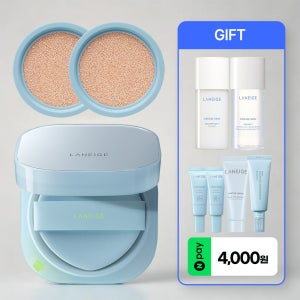 [N페이4천점] 라네즈 네오 쿠션 뮤이 더블(본품15g+리필15g)+리필 SPF42 PA++ / 촉촉한 수부지 쿠션