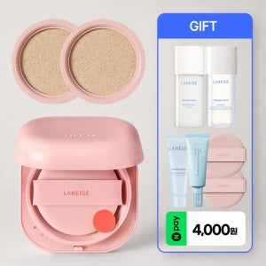 [N페이4천점] 라네즈 네오쿠션 글로우 더블(15g+15g)+리필(15g) SPF46 PA++ /얇고세밀한커버