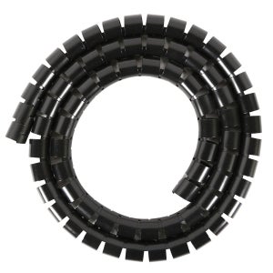 SM0052 케이블 전선 정리 매직 케이블 내경 25mm x 1.5M 검정색 (25파이)
