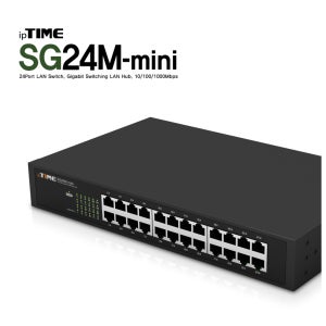 ipTIME SG24M-mini 24포트 기가 스위칭허브 스위치허브 인터넷 랜 선 분배기