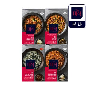 더미식 요리밥 지함 4종 SET (곤드레나물밥/춘천닭갈비/돌솥비빔밥/황등비빔밥)