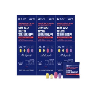 종근당 이뮨 멀티비타민 올인원영양제 멀티팩 종합비타민 30포, 3개