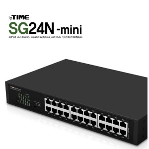 ipTIME SG24N-MINI 24포트 기가비트 스위칭 허브 IGMP 스누핑 지원
