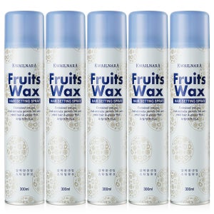 과일나라 후르츠왁스 강력한 헤어스프레이 300ml, 5개