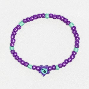 [제이드의 오리본오] Snappy Star 유리 시드 비즈 팔찌