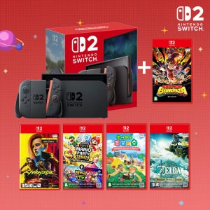 닌텐도 스위치2 본체 + 동키콩 바난자