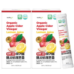 하루 1포 유기농 애사비 레몬즙 스페인산 유기농 100% 14포, 2개