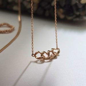 (미니 셀럽 체인 목걸이)14k 18k 레이어드 초커 심플 미니멀 여성 선물 사슬