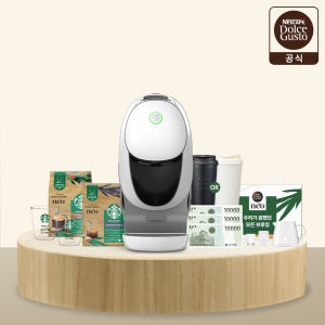 돌체구스토 네오 스타벅스 앳홈 팩 캡슐 커피머신 + 네오 스마트브루 컵 3종 세트 + 스타벅스 엘마 텀블러 + 신세계 상품권 3만원 증정