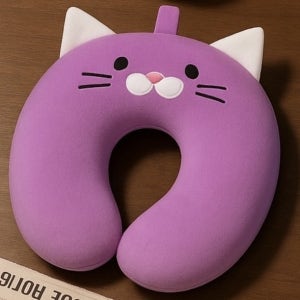기내용목베개 귀여운 동물 캐릭터 목베개 / 장거리 비행, 차박 필수템 고양이