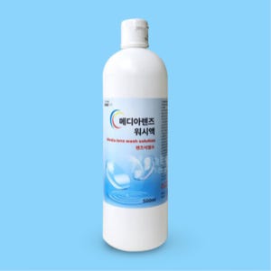 렌즈 식염수 일회용 세척액 점안액 눈세정, 500ml 6개