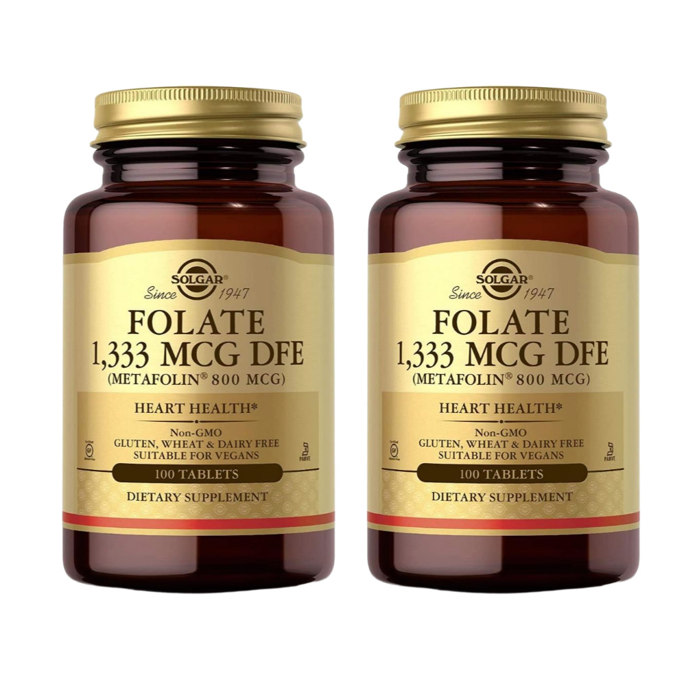 <b>솔가</b> 활성 <b>엽산</b> 활성형 800mcg 100정, 2개
