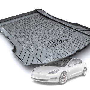 [호환]테슬라 모델3 트렁크매트 논슬립 카본 3D 방수 매트