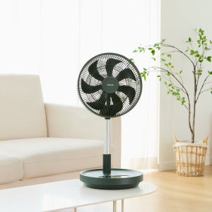 보국 에어젯 BLDC 모터 스마트 무선폴딩팬 BKF-5730G 딥그린