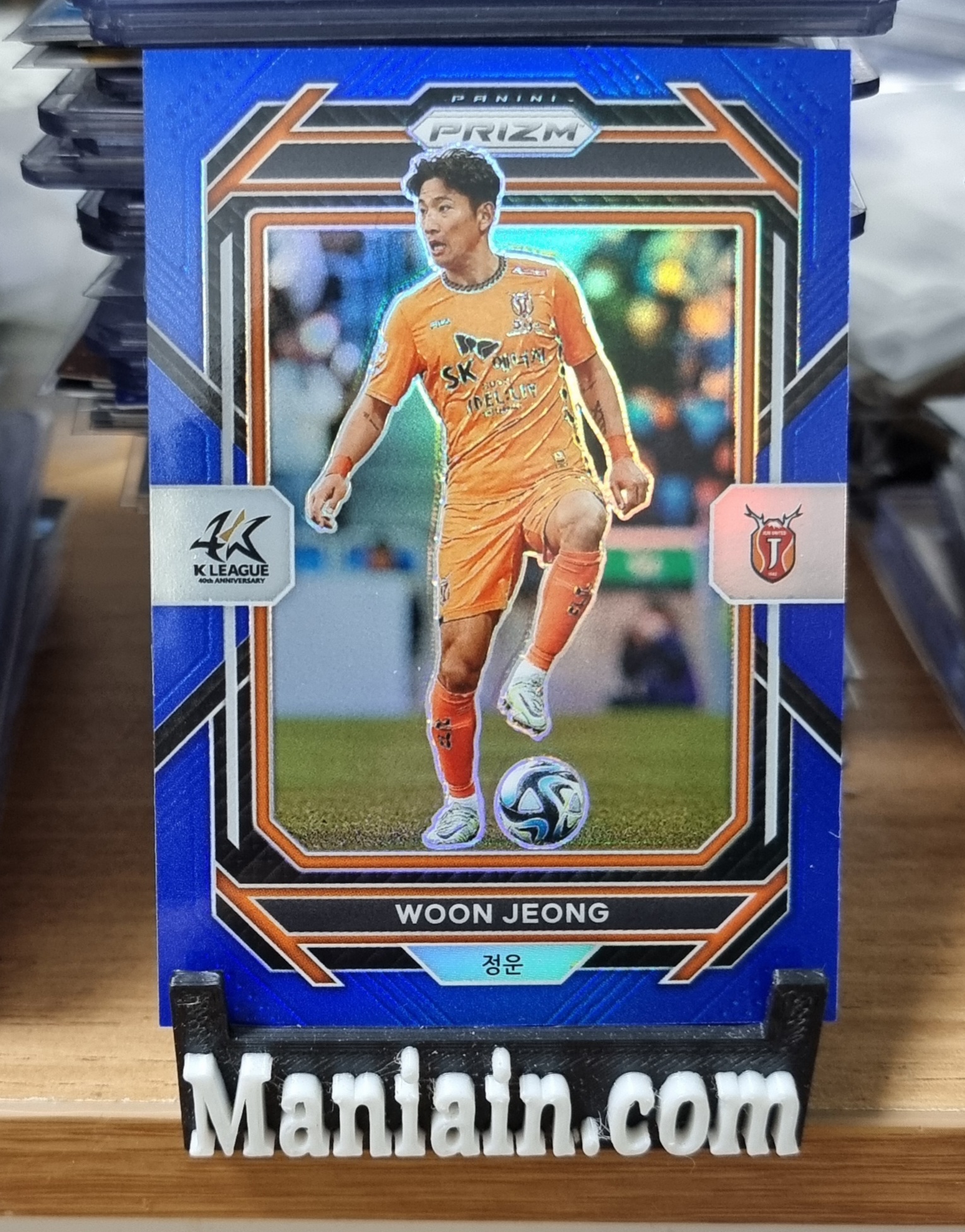99한정판 정운 2023 Panini K리그 Prizm Blue NO-87 축구카드