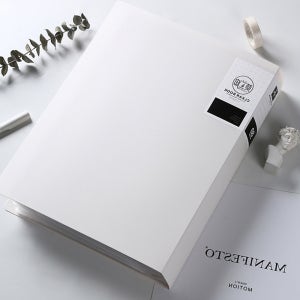 아이보리 사무실 문서정리 파일 속지 보고서 폴더 20포켓