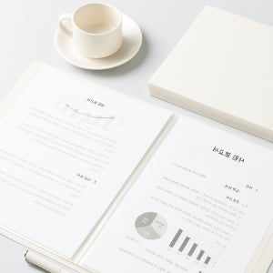 아이보리 사무실 문서정리 파일 속지 보고서 폴더 30포켓