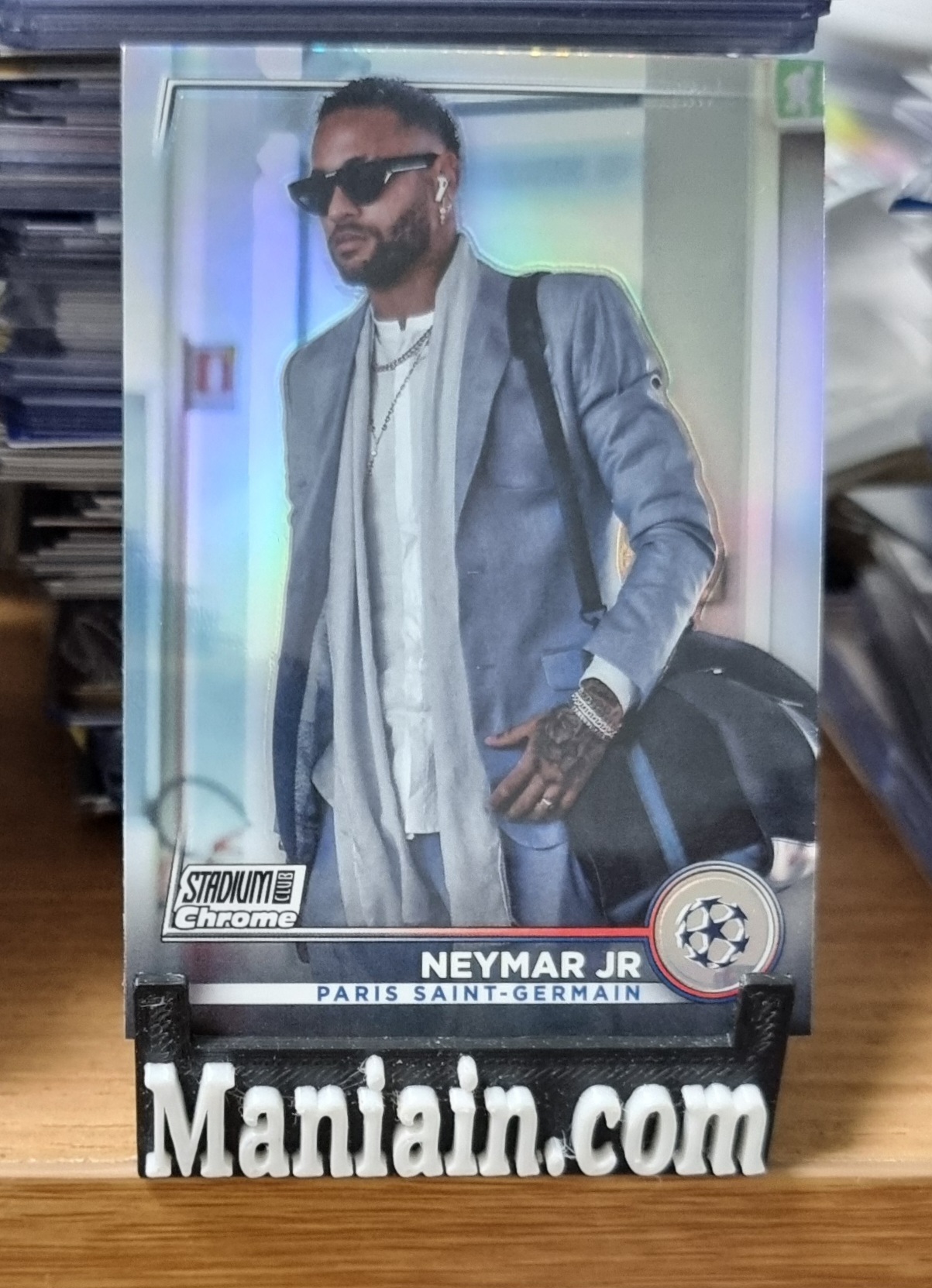 네이마르 서페이스 잔기스있음 Neymar Jr 2022-23 Topps Stadium Club Chrome UCL Refractor No-69 축구카드