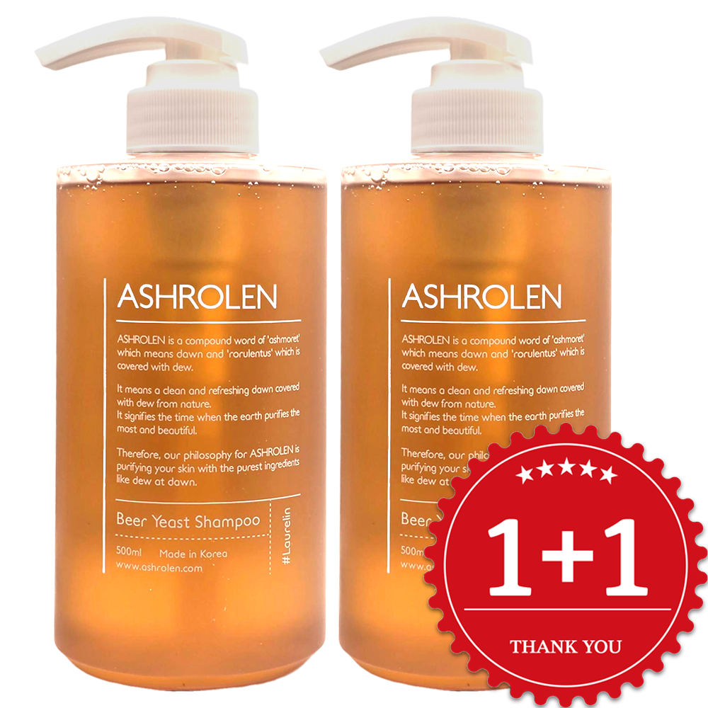애쉬로렌 맥주효모 샴푸500ml x 2개