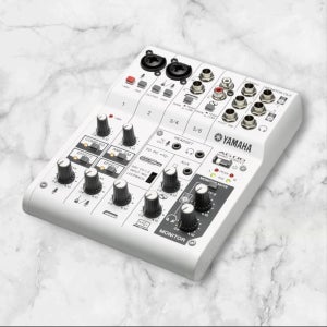 YAMAHA AG06 MK2 야마하 오디오 인터페이스 믹서 방송용 화이트