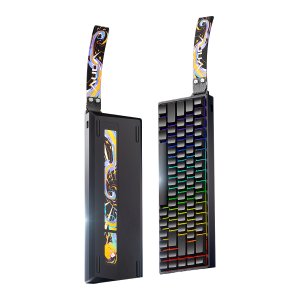 AULA 독거미 WIN68 HE Ultra 래피드 트리거 자석축 키보드 블랙, 회목자축