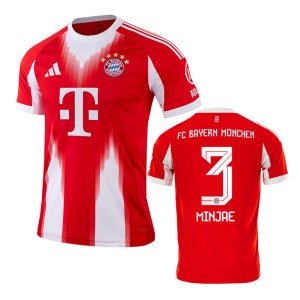 아디다스 바이에른 뮌헨 25-26 홈 저지 S/S 김민재 케인 마킹 JJ2137
