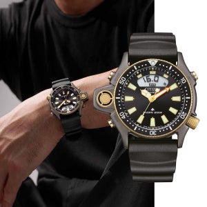 본사AS가능 시티즌 프로마스터 JP2008-06E 아쿠아랜드 한정판 다이버 남성우레탄시계