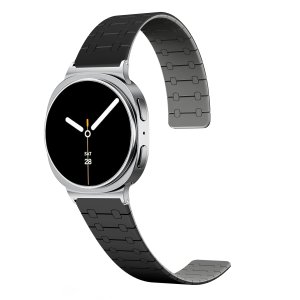 강력한 자석 투톤 실리콘 갤럭시워치 8 클래식 40mm 44mm 46mm 밴드 스트랩 시계줄