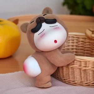 Palm treer 플러시 짱구 곰돌이 코스튬 미니 피규어-차량용/사무실 데코 액세서리 12CM