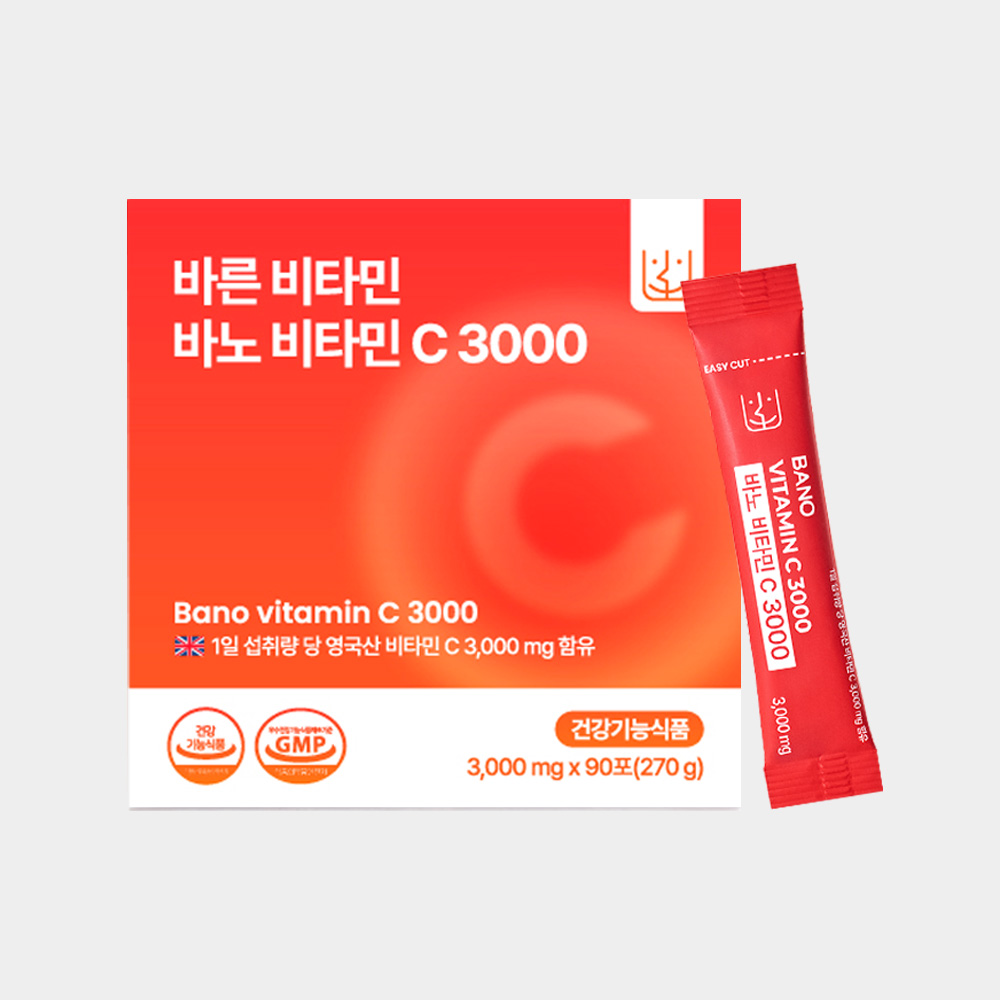 (영국산 비타민C) 바노 비타민C 3000mg x 90포