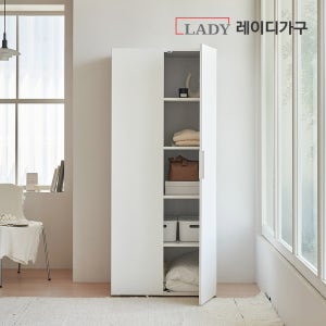레이디가구 빈트 베이직 수납 시스템 옷장 800 5단 선반장