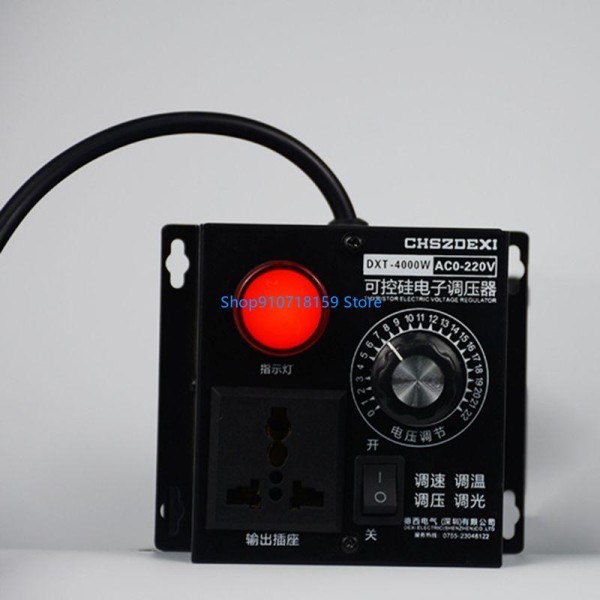 AC220V 4000W 모터 속도 컨트롤러 SCR 전압 조절기 LED <b>딤</b> 머스트트 D0JA