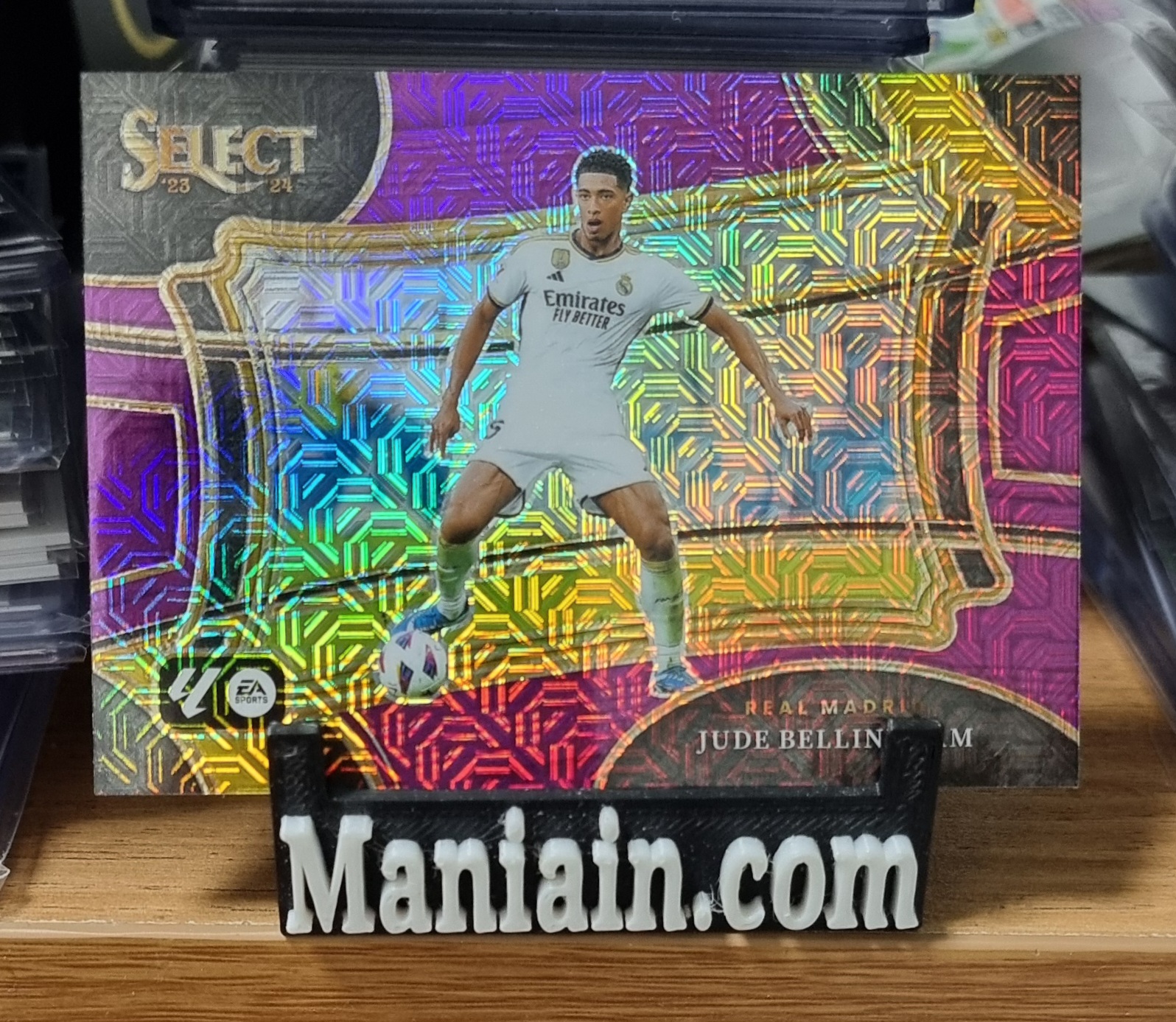 주드 벨링엄 2023-24 Panini Select Field Level Prizm Purple Mojo No-32 축구카드