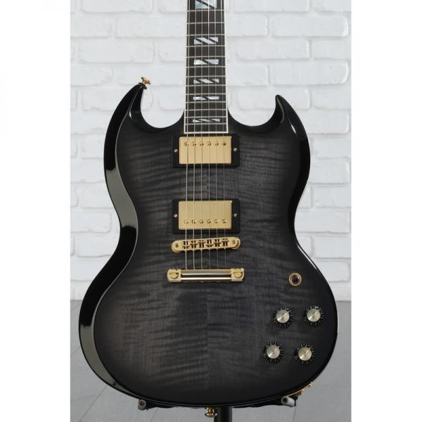 Gibson 깁슨 SG 수프림 일렉 기타 반투명 에보니 SGSU00E2GH1