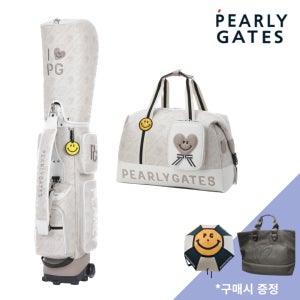 파리게이츠 골프가방 세트 여성 캐디백 보스턴백 25년 라운딩 가방 E3CBB201 아이보리