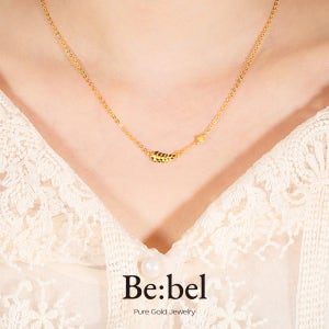 순금 7.5g(2돈 두돈) 볼 목걸이 24k 디자인 리프