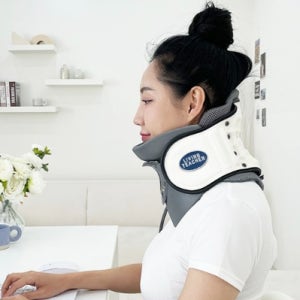 경추 재활기 목 견인 치료기 거북목 교정기 목 디스크 교정