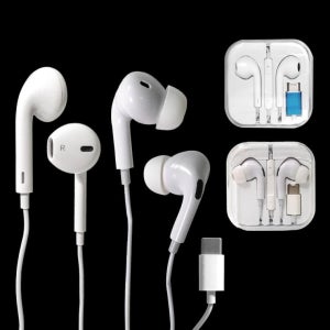 스마트폰 유선이어폰 C타입 일반형 커널형 핸드폰 통화 음악감상 이어폰