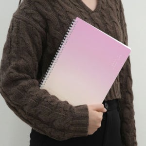 글씨체 교정 공책 스프링 노트 글쓰기 원고지 노트 필사