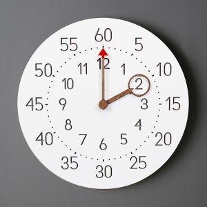 국산 돋보기 교육용 무소음 벽시계 모음전 아이방 학습용 화이트 어린이 유아 공부 시계보는법