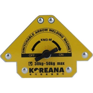 코리아나 화살표 용접자석 on/off KM3-M