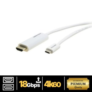 Kramer USB-C to HDMI 케이블 1.8m 4K 영상출력용 C-USBC/HM-6