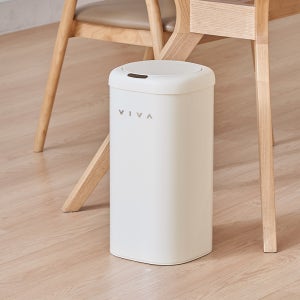 비바 센서 휴지통 디엣지 20L 종량제 기저귀 냄새차단 자동 센서 휴지통