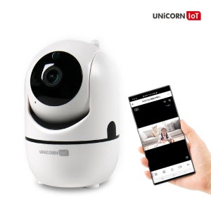 유니콘 IoT CCTV 무선 보안 IP카메라 초고화질 홈캠 거치대제공 TCAM-S30
