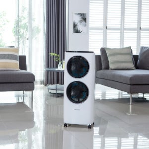 스타일리스 트윈쿨러 냉풍기 SSCF-1702C 상하분리 작동