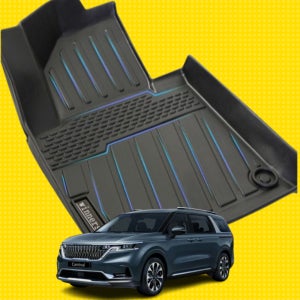 TPE카매트 발매트 발판 고무 입체 차량 자동차 바닥 깔판 4세대카니발9인승풀세트, 앞좌석+뒷좌석+트렁크