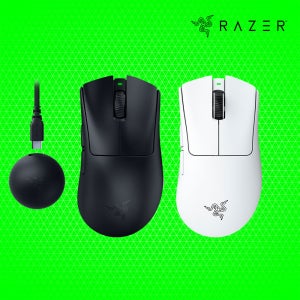 레이저코리아 데스에더 V4 Pro 데브사 무선 게이밍 마우스 8K 동글 블랙