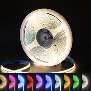 LED바 COB 줄조명 스트립 라이트 24V 10M 전구색 디밍 플렉시블 라인바 간접등