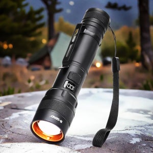 비센드 손전등 후레쉬 LED 써치라이트 클립 캠핑 후레쉬 충전식 T30S